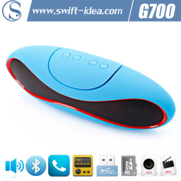 Five Colors Automatic Speech System / Insert U Disk / FM Radio / Stereo Sale Bluetooth Mini Speaker (G700)